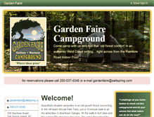 Tablet Screenshot of gardenfaire.ca